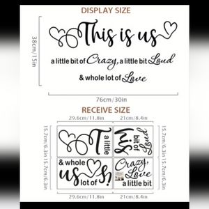 Wall decor this is us Wall sticker